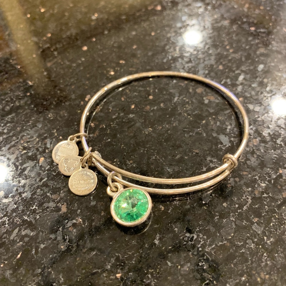 Peridot Alex and Ani bracelet